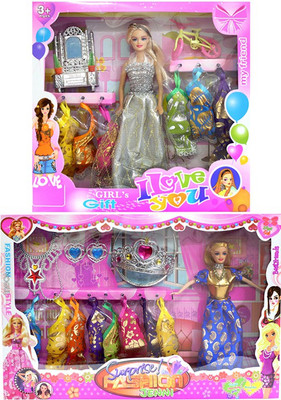 

Amaya Pretty Fashion Doll394 Set Of 2(Multicolor)