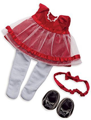 

Manhattan Toy Ba Stella Fanciful Frills Holiday Dress Ba Clothing(Multicolor)
