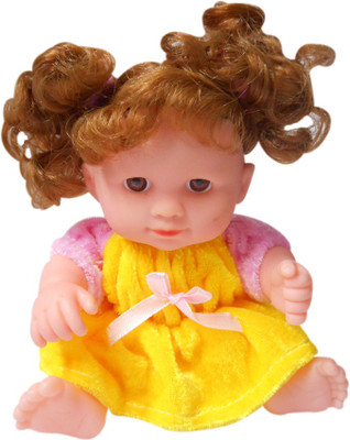 

Emob Mini Lovey Baby Doll Series (2 baby Dolls Yellow & Pink)(Multicolor)