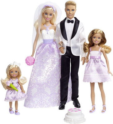 

Barbie WEDDING GIFT SET(Multicolor)