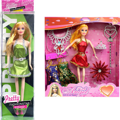 

Amaya Pretty Fashion Doll147 Set Of 2(Multicolor)