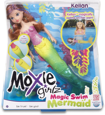 

Moxie Girlz Magic Swim Mermaid Doll Kellan(Multicolor)
