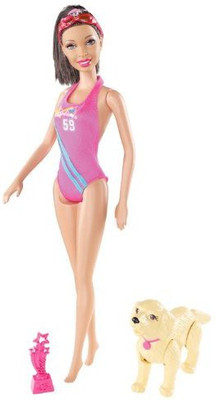 

Barbie Team Swimmer African American(Multicolor)