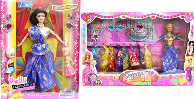 

Amaya Pretty Fashion Doll371 Set Of 2(Multicolor)