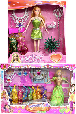 

Amaya Pretty Fashion Doll417 Set Of 2(Multicolor)