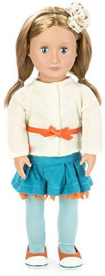 

Our Generation Sadie 18Inch With Tightscorduroy Skirtwool Sweaterand Belt(Multicolor)