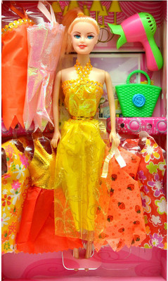 

Deep Beautiful Barbie with Accessories(Multicolor)