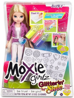 

Moxie Girlz Glitterin' Style Avery(Multicolor)