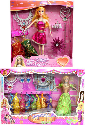 

Amaya Pretty Fashion Doll415 Set Of 2(Multicolor)