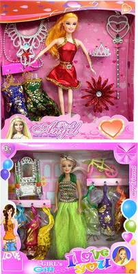 

Amaya Pretty Fashion Doll439 Set Of 2(Multicolor)