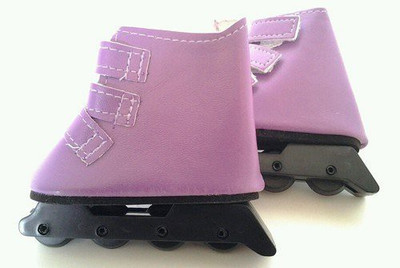 

DollsHobbiesNMore Purple Roller Blades For American Girl(Purple)