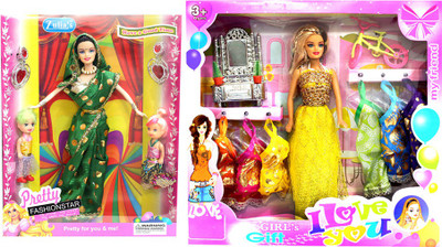 

Amaya Pretty Fashion Doll339 Set Of 2(Multicolor)