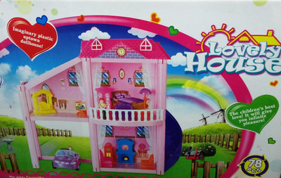 

Amayra Toy Beautiful Musical Doll House For Girls(Multicolor)