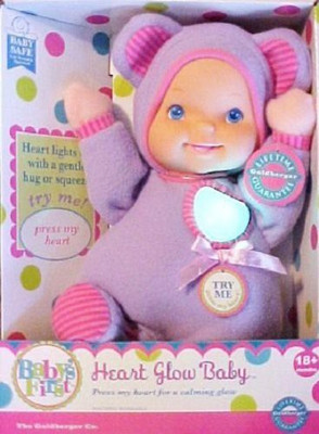 

The Goldberger Co. Heart Glow Baba'S Firstpurple(Purple)