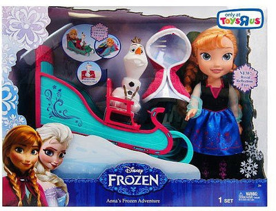 

Disney Anna's Frozen Adventure with Sleigh and Olaf(Multicolor)