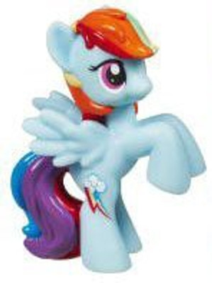 

Hasbro My Little Pony Friendship Is Magic 2 Inch Pvc Rainbow Dash(Blue)