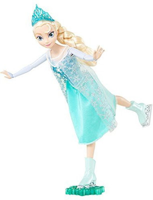 

Mattel Disney Frozen Ice Skating Elsa Doll(Multicolor)