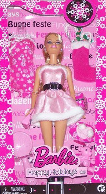 

Barbie Happy Holidays Exclusive Pink Set(Pink)