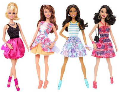 

Barbie fashionistas (4pack)(Multicolor)
