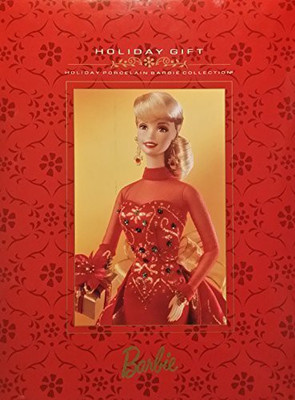 

Barbie Holiday Gift Numbered Edition Porcelain From The Porcelain(Red)