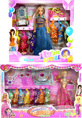 

Amaya Pretty Fashion Doll423 Set Of 2(Multicolor)
