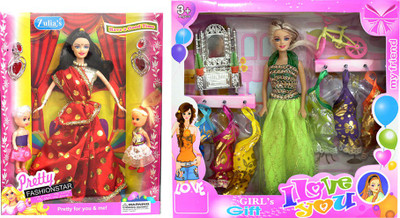 

Amaya Pretty Fashion Doll314 Set Of 2(Multicolor)
