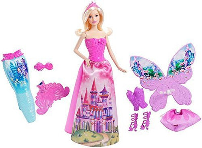 

Barbie Fairytale And Dressup Set(Pink)
