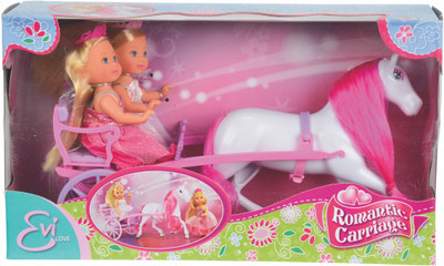 14% OFF on SIMBA Evi Love Romantic Carriage : Two 12 Cm Doll(Pink) 14% OFF on SIMBA Evi Love Romantic Carriage : Two 12 Cm Doll(Pink)
