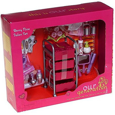 Our Generation Berry Nice Salon Set(Red)