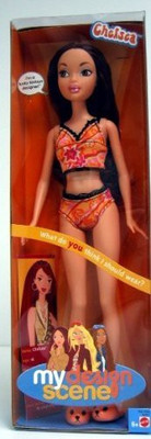 

Mattel My Design Teen Scene Funky Fashion Designer Chelsea(Orange)