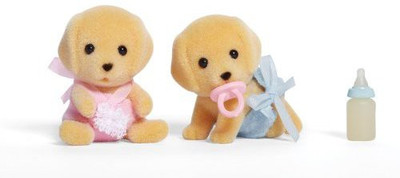 

Calico Critters Yellow Lab Twins(Multicolor)