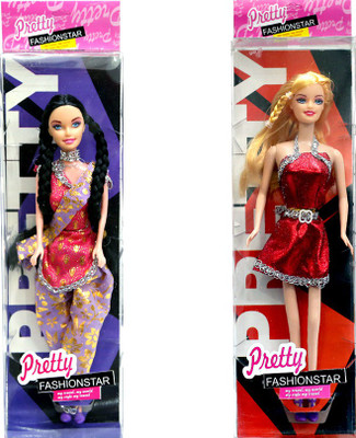 

Amaya Pretty Fashion Doll4 Set Of 2(Multicolor)