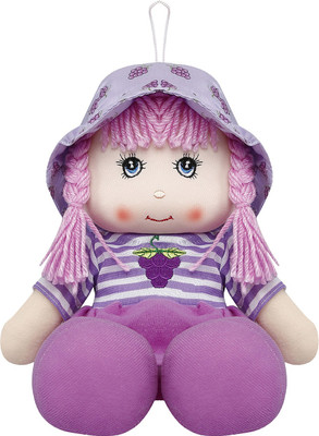

Emob Purple Baby Soft Rag Doll Big Size(Purple)