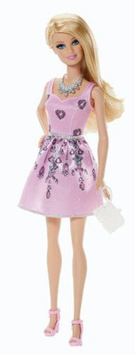 

Barbie Fashionista Doll, Light Pink Dress(Multicolor)