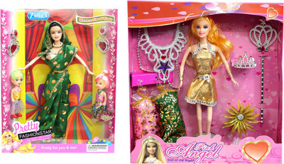 

Amaya Pretty Fashion Doll346 Set Of 2(Multicolor)