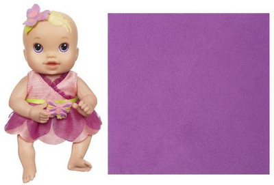 

Baby Alive Kicks And Cuddles Newborns Caucasian Lavender Eyes6Inch(Purple)