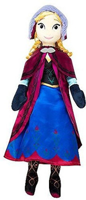 

Frozen Anna Frozen Pillow Pals 28" Annawith Red Cape(Multicolor)