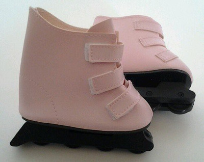 

DollsHobbiesNMore Pink Roller Blades For American Girl(Pink)