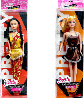 

Amaya Pretty Fashion Doll37 Set Of 2(Multicolor)