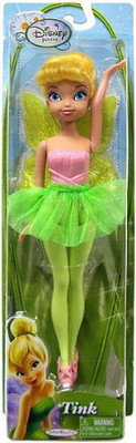 

Disney Fairies 9" Basic Flower Ballet Tinker Bell Pink(Multicolor)