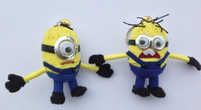 

String Doll World String Keychain Minions Set (Pair)(Multicolor)