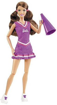 

Arco 1002456 Barbie I Can Be Cheerleader Brunette(Purple)