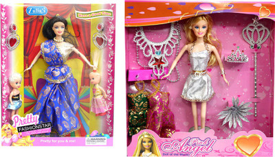 

Amaya Pretty Fashion Doll383 Set Of 2(Multicolor)