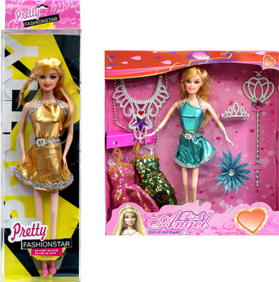

Amaya Pretty Fashion Doll232 Set Of 2(Multicolor)