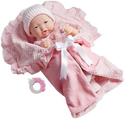 

JC Toys Asian La Newborn 155" Soft Body Boutique Ba Pink Deluxe(Pink)