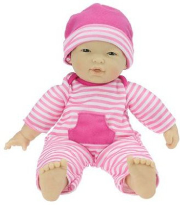 

JC Toys La Baby 11-inch Asian Washable Soft Body Play Doll For Children 18 months Or Older, Designed by Berenguer(Multicolor)