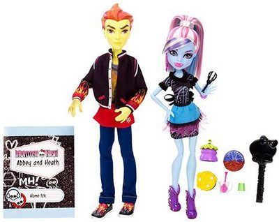 

Monster High Home Ick Abbey Bominable & Heath Burns 2-Pack(Multicolor)