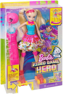 

Barbie VIDEOGAME DOLL-SKATES(Multicolor)