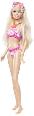 

Barbie Beach Pink Swimsuit30Cm Tall(Pink)