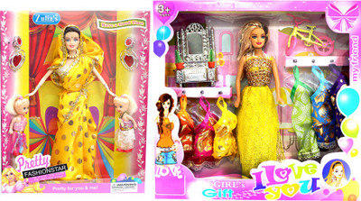 

Amaya Pretty Fashion Doll359 Set Of 2(Multicolor)